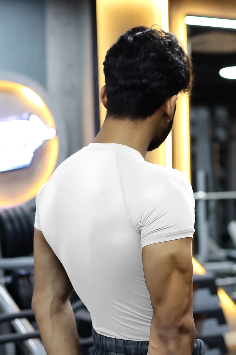 Onifit Compression Combo — White (Half & Full Sleeve)