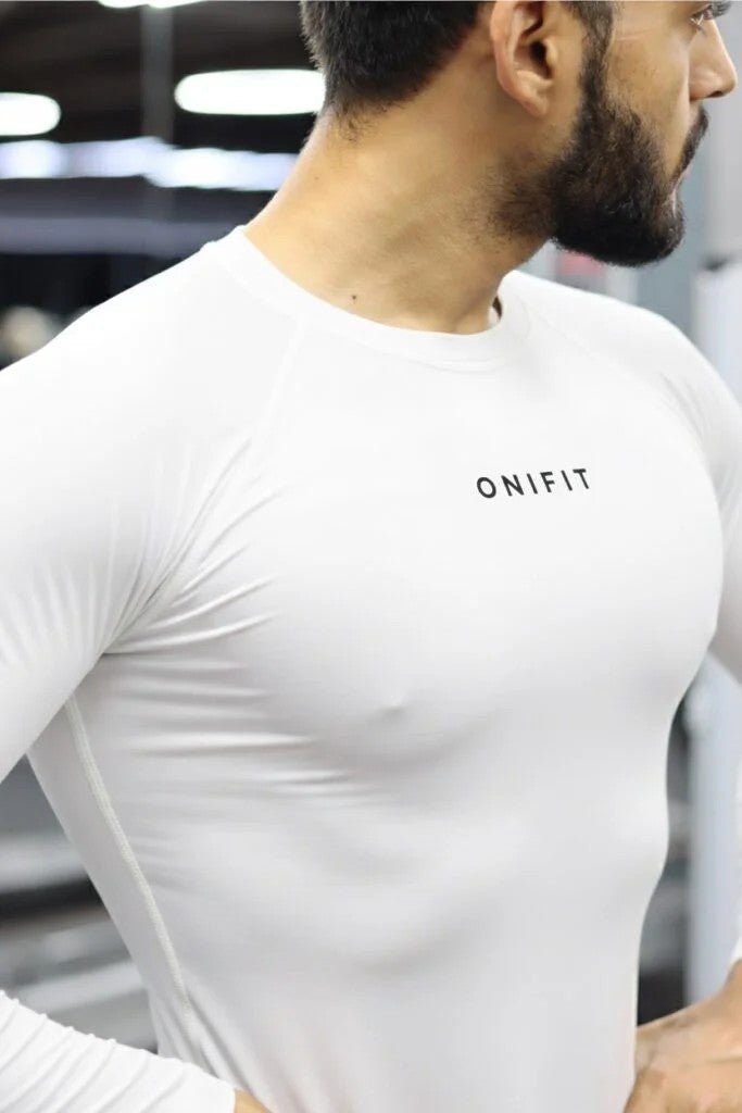 Onifit Compression Combo — White (Half & Full Sleeve) - Onifit