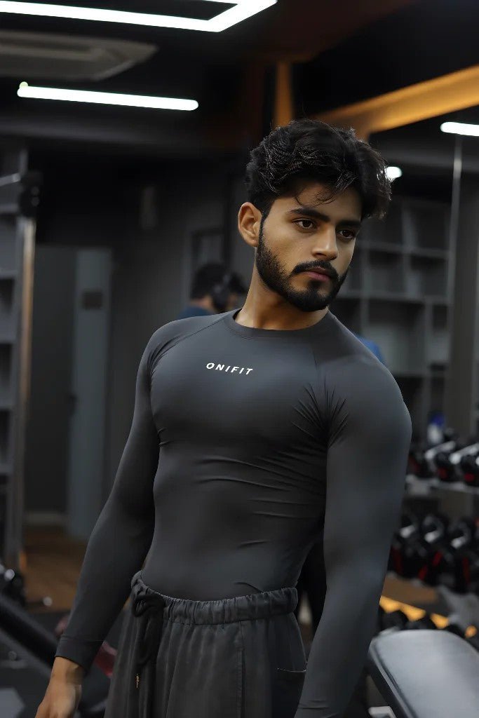 Onifit Compression Full Sleeve — Dark Gray - Onifit
