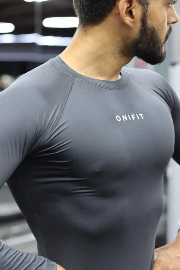Onifit Compression Full Sleeve — Dark Gray - Onifit