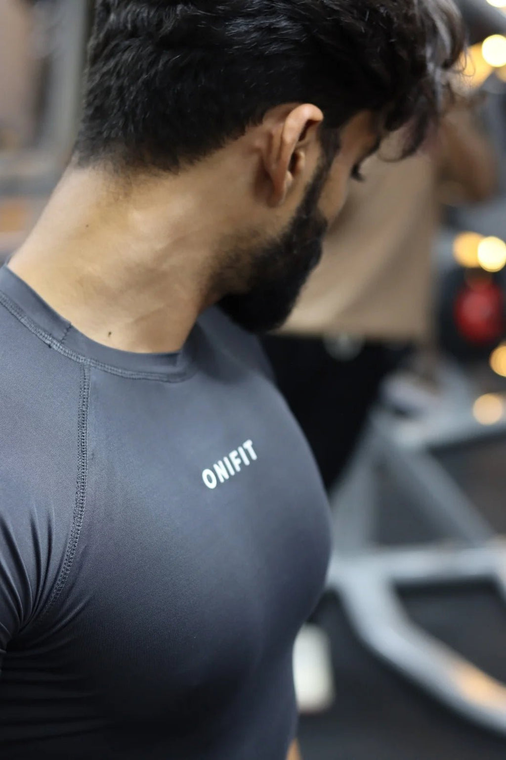 Onifit Compression Half Sleeve — Dark Gray - Onifit