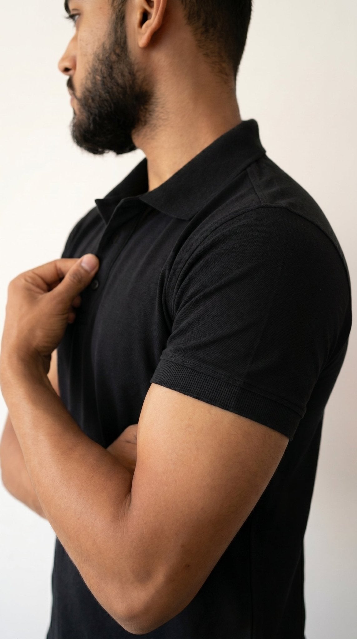 Onifit Polo T-Shirt — Black - Onifit - Perfect Fit. Pure Comfort. Every Move.