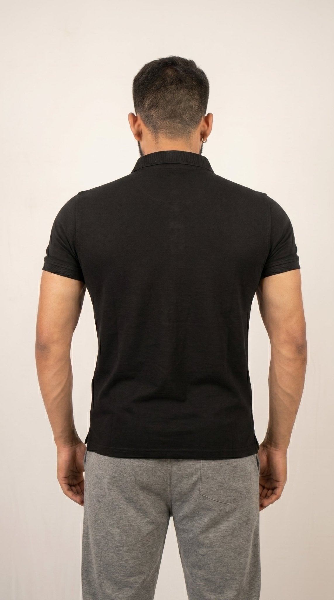 Onifit Polo T-Shirt — Black - Onifit - Perfect Fit. Pure Comfort. Every Move.