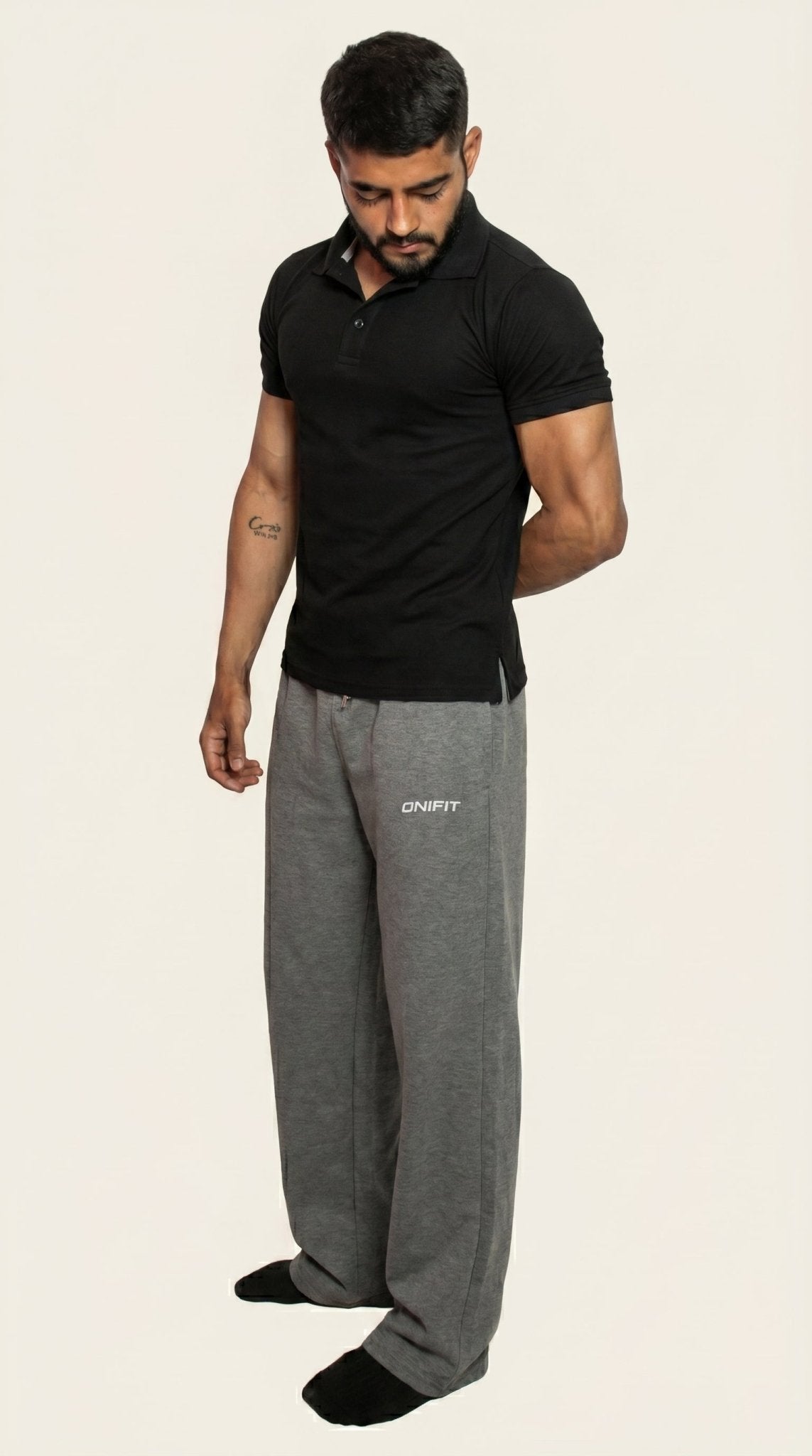 Onifit Polo T-Shirt — Black - Onifit - Perfect Fit. Pure Comfort. Every Move.