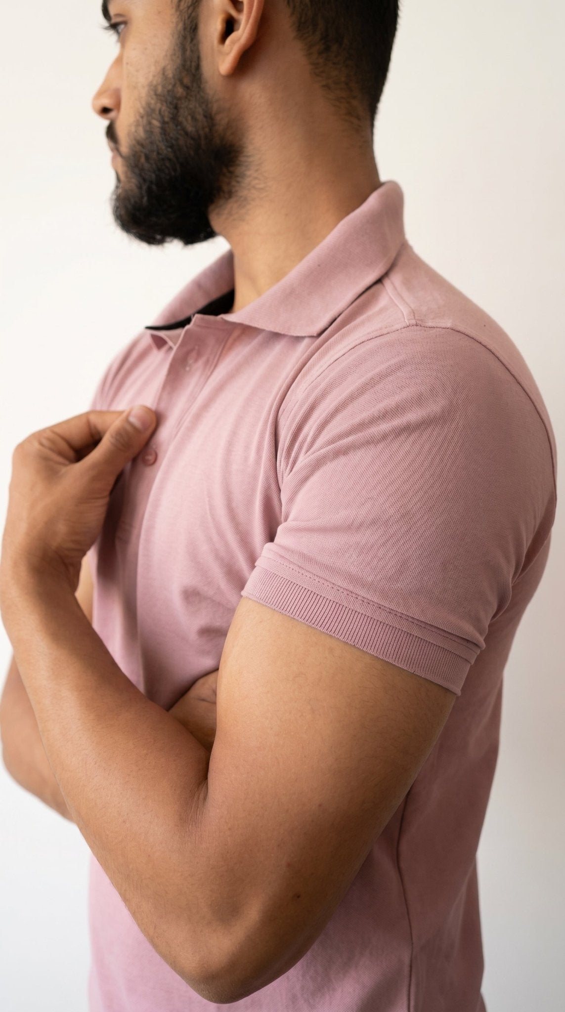 Onifit Polo T-Shirt — Pastel Pink - Onifit - Perfect Fit. Pure Comfort. Every Move.