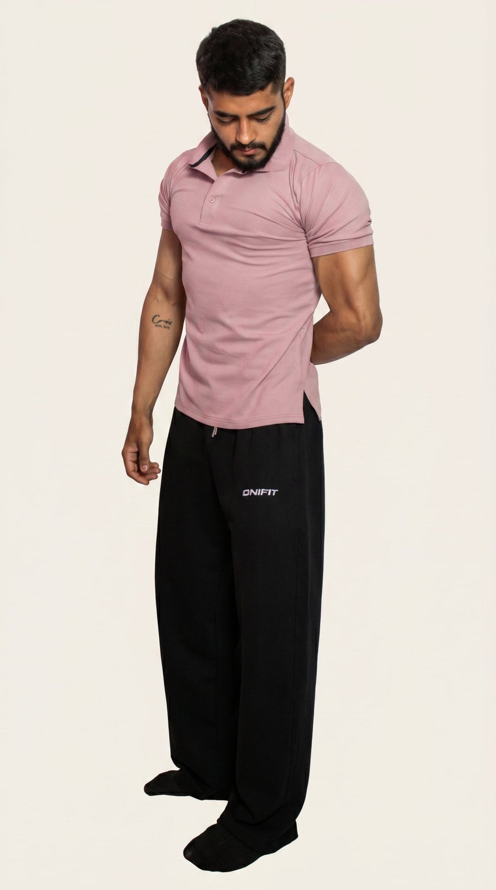Onifit Polo T-Shirt — Pastel Pink - Onifit - Perfect Fit. Pure Comfort. Every Move.