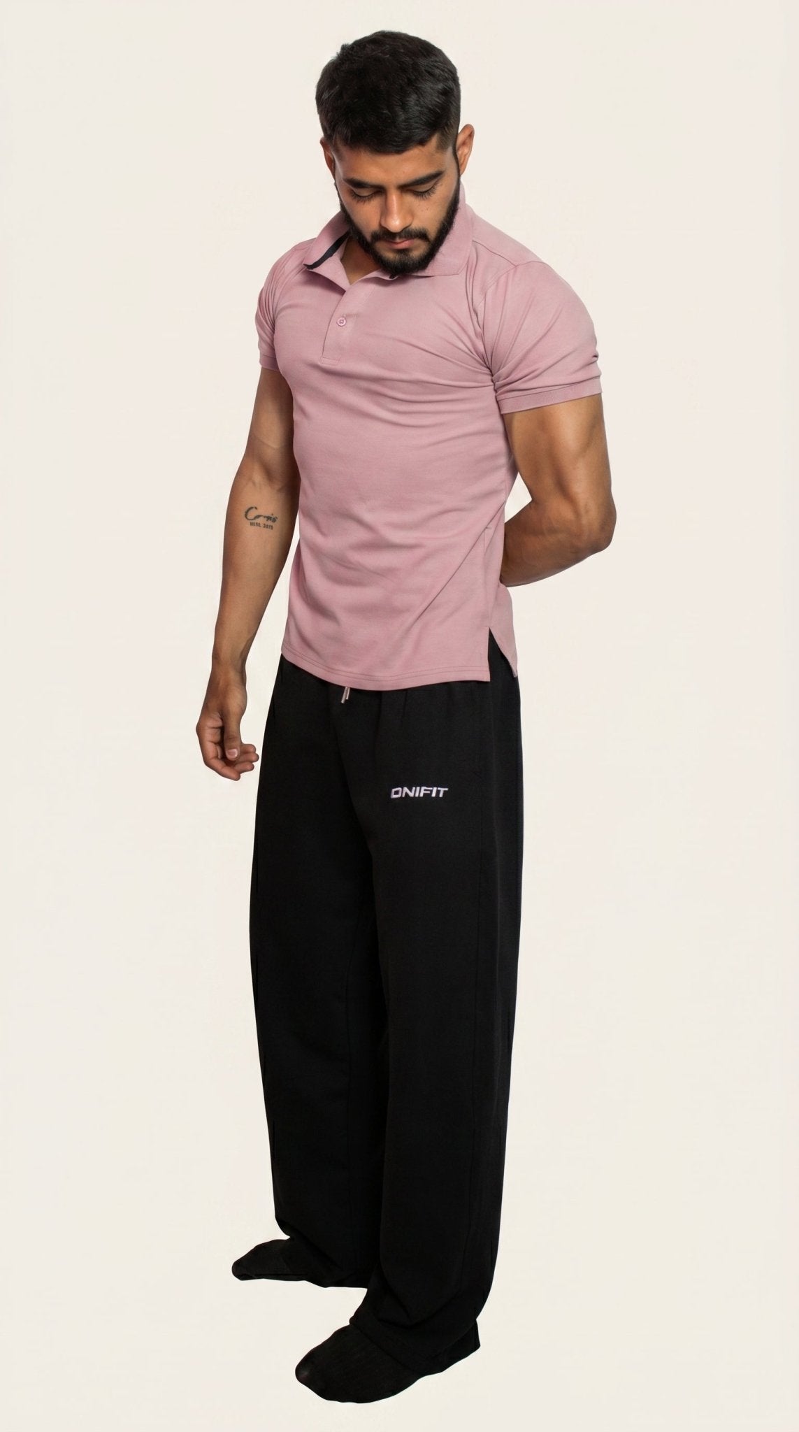 Onifit Polo T-Shirt — Pastel Pink - Onifit - Perfect Fit. Pure Comfort. Every Move.