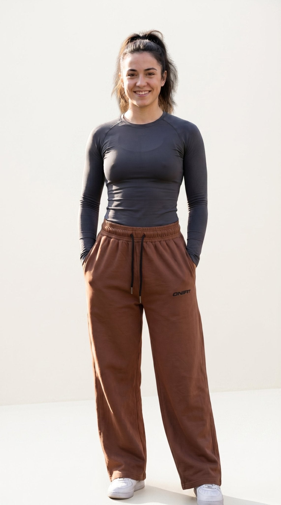 Onifit Women's Joggers — Brown - Onifit - Perfect Fit. Pure Comfort. Every Move.