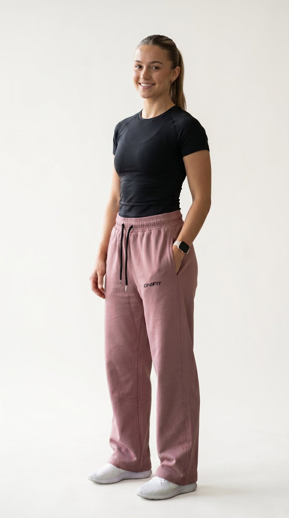 Onifit Women's Joggers — Soft Pink - Onifit - Perfect Fit. Pure Comfort. Every Move.